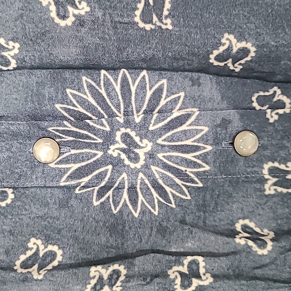 Golden Goose Paisley Bandana Print Long-Sleeve Maxi Dress - Picture 6 of 11